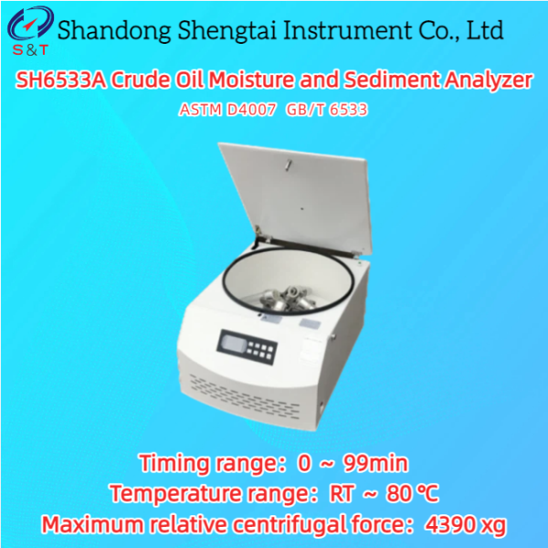 Crude Oil Moisture And Sediment Analyzer RT ～ 80 ℃ Centrifugal Method ASTM D4007