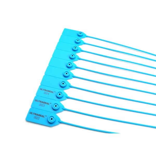 600mm Length Plastic Security Seal with PP and Stainless Steel Material for 269.5 N Tensile Strength Container Security Lock