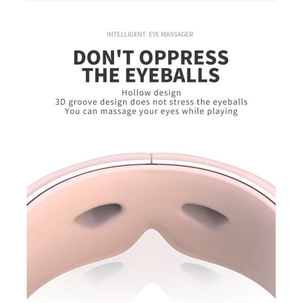Massager глаза с машиной массажа глаза жары опционной Музык-ориентированной на заказчика для глаз усталости Сброс-сухих & лучшего сна