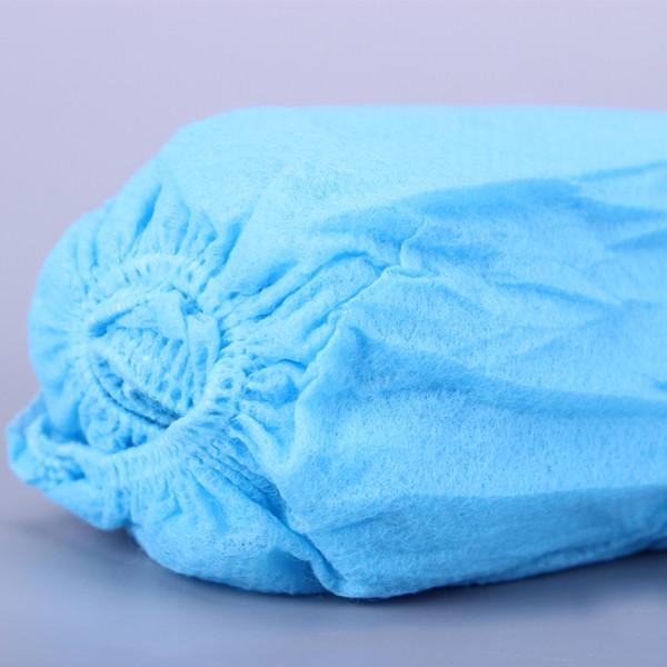 Disposable Non Woven Shoe Cover Good Toughness Glossy Light Water Proof