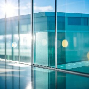 Security Low E Float Reflective Safety Glass Curtain Wall Panel System
