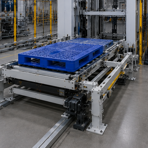 Heavy Duty Conveyor Transfer Unit 2000kg Pallet Handling Lifting Machinery