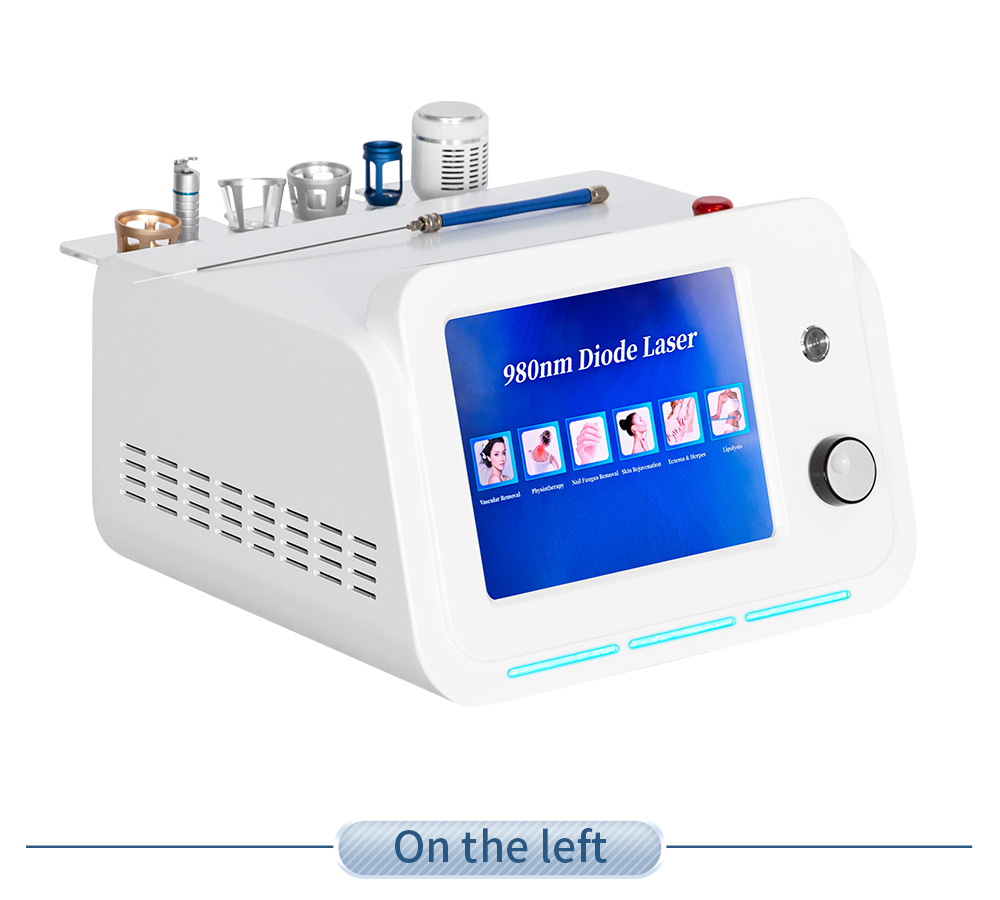 6 In1 980nm Fiber Laser 1470nm Dual Waves Laser Lipolysis Vascular Treatment Skin Rejuvenation Device Oem Odm Factory Supply