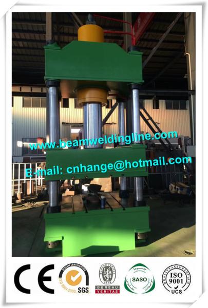 Four Column Hydraulic Pressing Machine , Hydraulic Press Brake Machine For Sheet