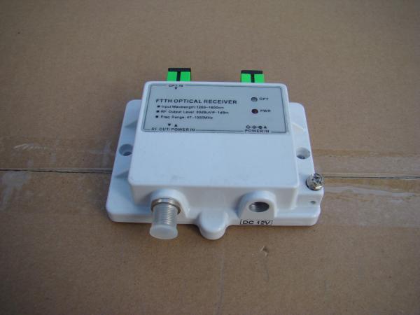 WDM Recevier ótico 47~1000MHz do equipamento da fibra ótica do único modo mini