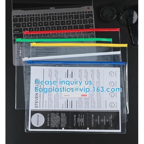 Biodegradable Slider Zipper Vinyl k Bag Slider Zipper Beach Vinyl Toiletry Zipp PVC Snap Closure