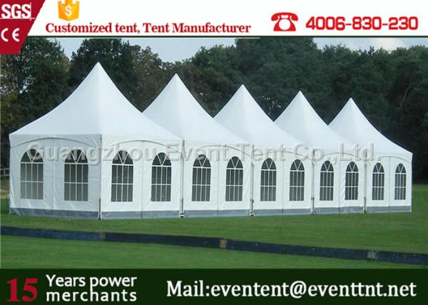 Pagoda / gazeboTent With Transparent white skin, Party Canopy Tent For Wedding