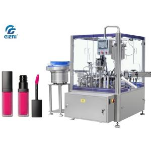 Piston Type Automatic Lip Gloss Filling Machine 1-30ml Volume With 1 Year