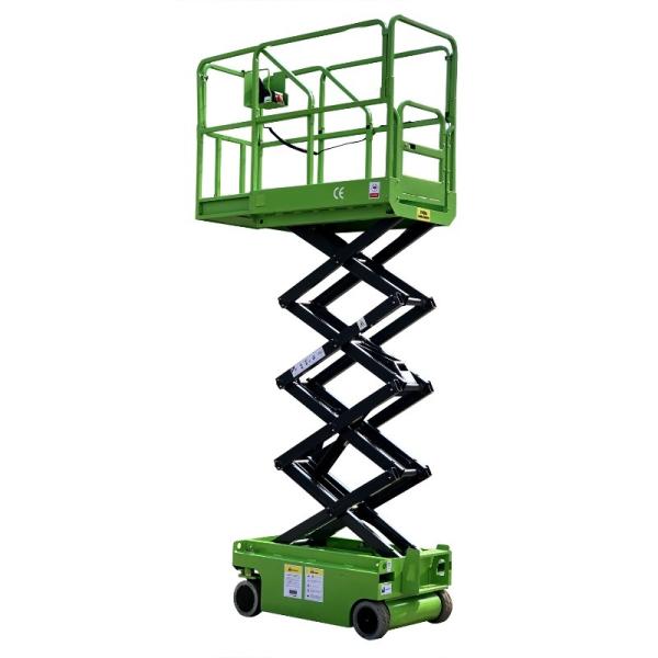 O tipo carga das rodas do giro de 240kg mini Scissor o elevado desempenho bonde completo do elevador