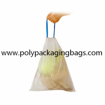 Мешки для мусора отброса Drawstring LDPE HDPE пластиковые
