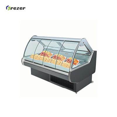 900W Deli Display Freezer Auto Defrost Commercial Deli Fridge 2M For Sausage