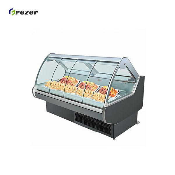900W Deli Display Freezer Auto Defrost Commercial Deli Fridge 2M For Sausage