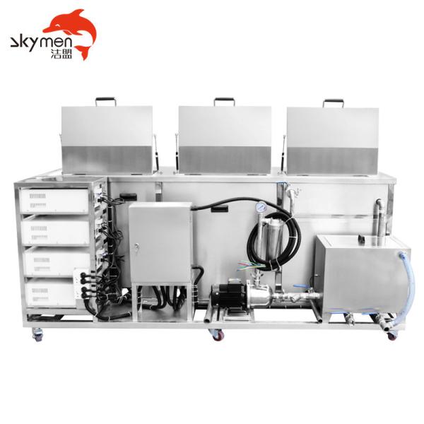 Líquido de limpeza ultrassônico 900W do tanque do SUS 53L três para o cilindro do motor