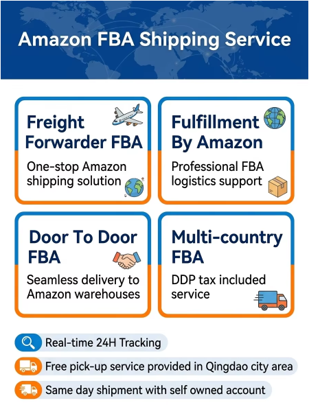 Freight Forwarder Amazon FBA Shipping Service , Fulfillment By Amazon FBA Service