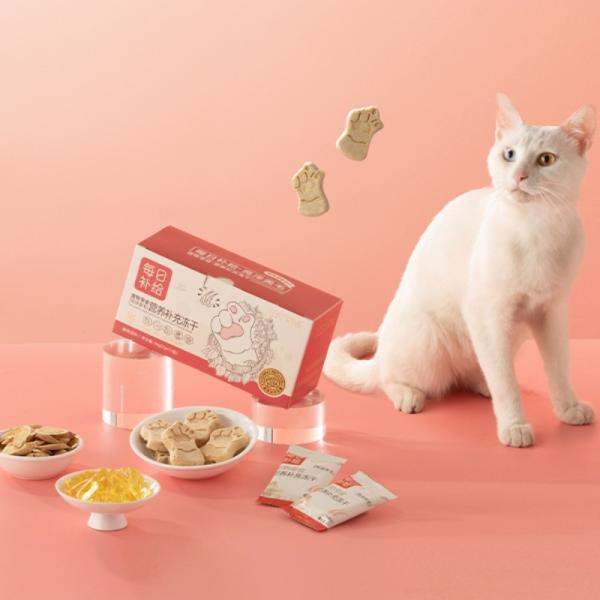 [Bright Hair]Freeze-dried  food for cat and dog.Snacks for kittens and puppys,Beautiful and shiny hair, Fish oil,Fresh chicken.Yibaiyuan synbiotics.