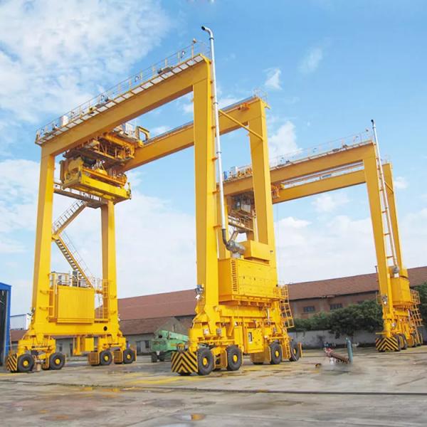 40t RTG Rubber Tyred Gantry Cranes  Quayside Container Gantry Crane