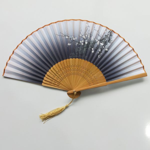 [I AM YOUR FANS] in Stock Personalized Wedding Hand Fan Bamboo Silk Fan