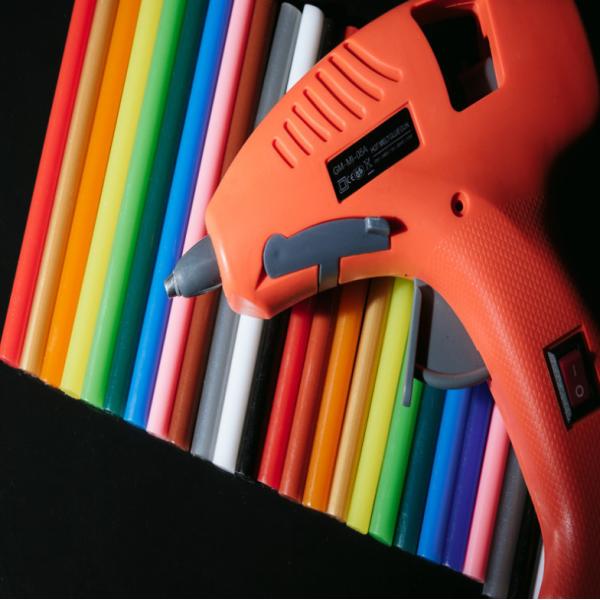 Electric Anti-drip Hot Melt Glue Gun Mini 7mm 11mm wtih Stands for kids Children hobbies DIY material tools UL ROHS PSE