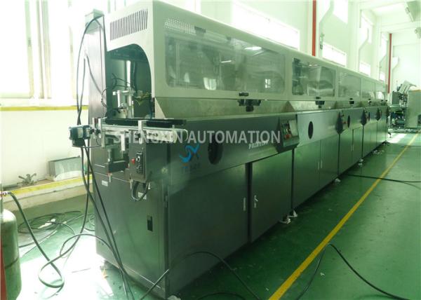 Industrial Baby Bottle Automatic Screen Printing Equipment With Air Dryer