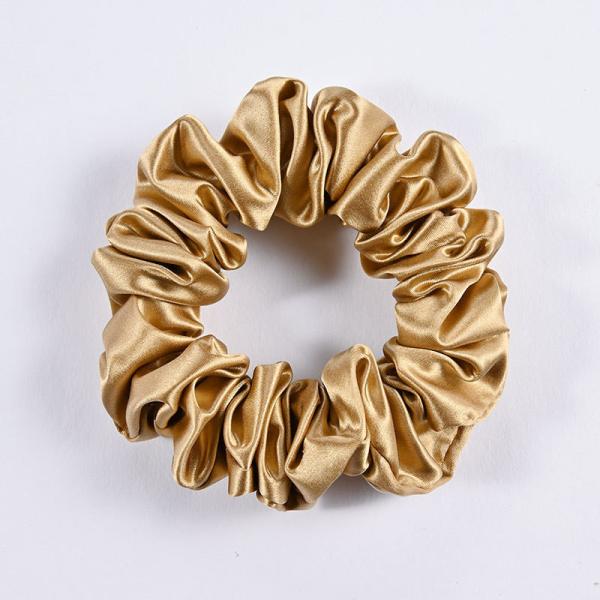 100% Pure Mulberry Silk Pink Oversized Scrunchies Silk Hair Ties Elastics Ponytail Holder
