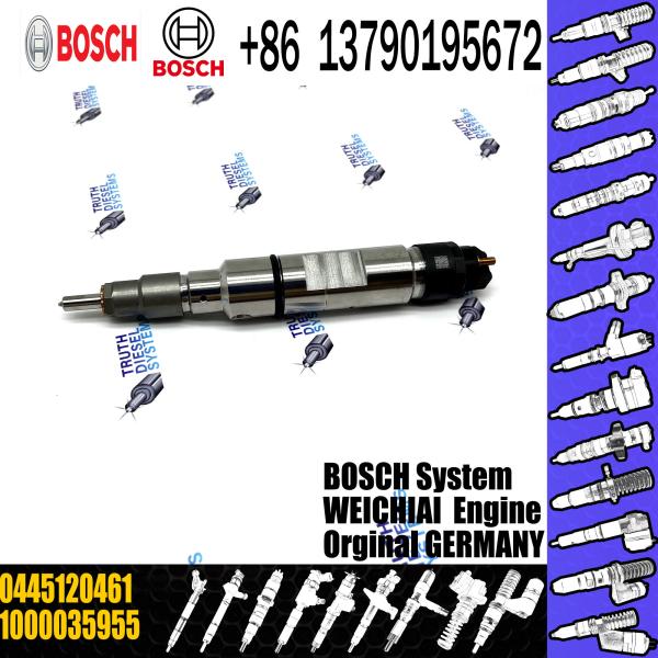 высококачественный инжектор 0445120461 коллектора системы впрыска топлива 1000035955 на распылитель форсунки 0445120461 дизельного топлива СИЛЫ WEICHAI