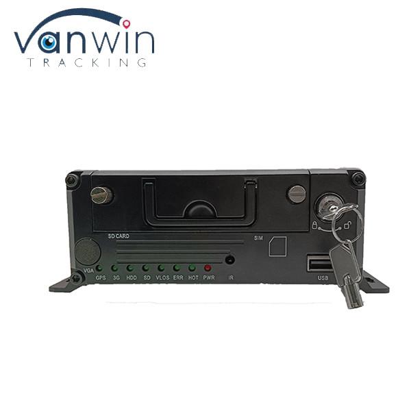 Inglês/Chinês/Russo Língua 4 canais DVR móvel, Câmera de vigilância de camião