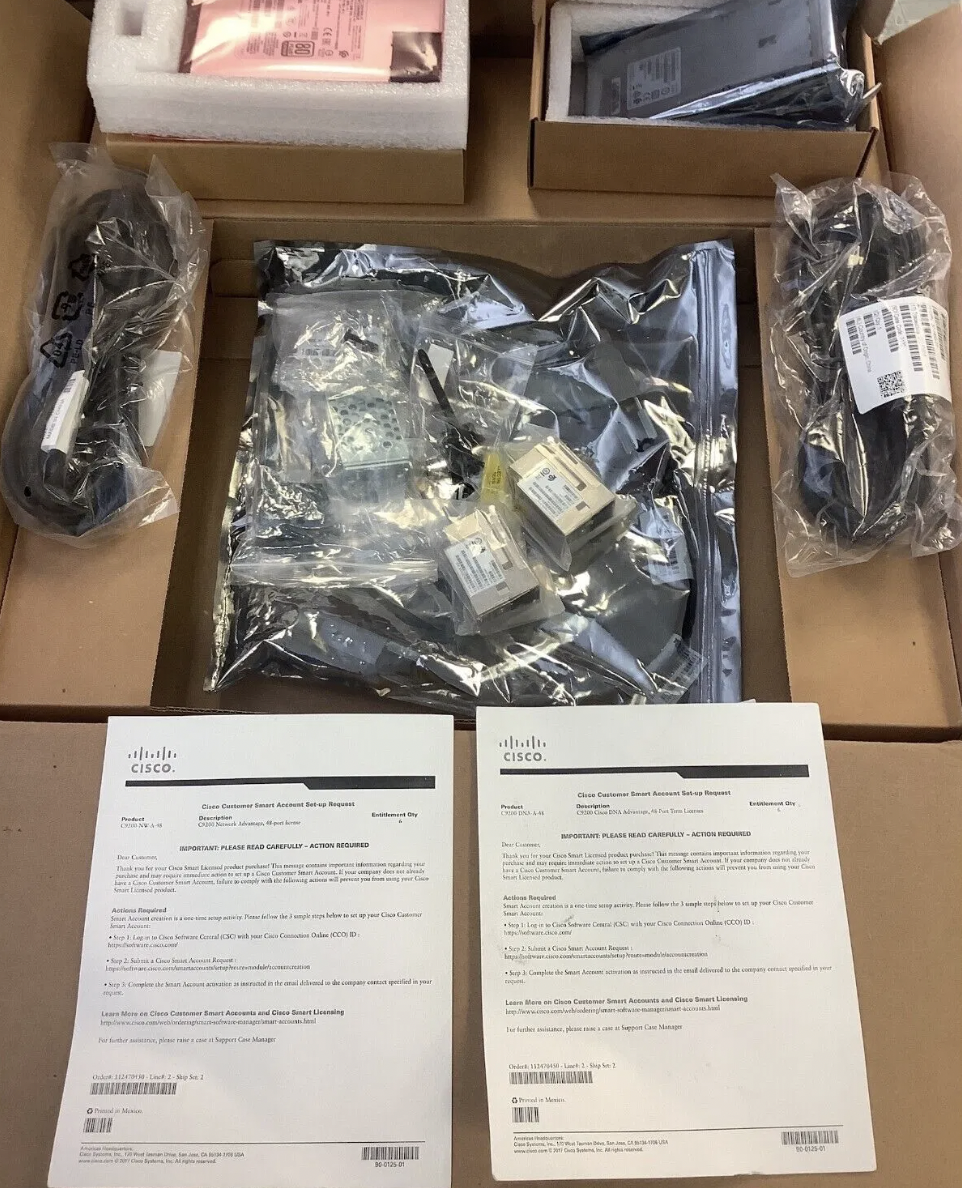 Cisco Catalyst 9200 48-портный PoE+ переключатель C9200-48P-A