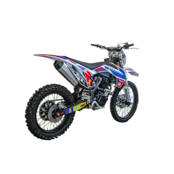 4 Stroke Air Cooled Gas Drit Bike Blue Color With Front Rear Disc Brake