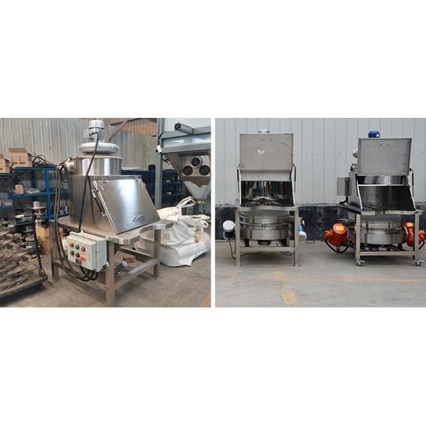 Automatic High Speed Carbon Steel Bag Dump Station For Cement Sand Granule