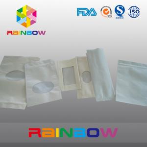O saco de papel de Brown Kraft está o saco acima de empacotamento com zíper,
