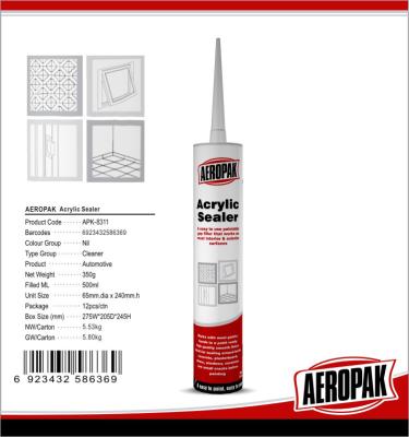 High Grade Acetic Silicone Sealant Non Corrosion For Metal / Concrete / Marble