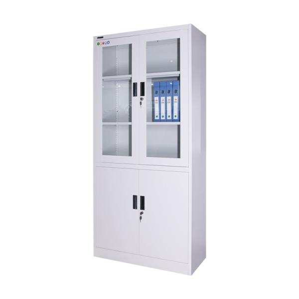 Metal Swing Door Filing Cabinet Steel Office Cupboard / Workshop Used Industrial