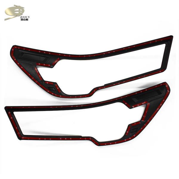 2.2mm Thickness Exterior Body Kits Front Lamp Cover For Toyota Hilux Revo 2020-2021