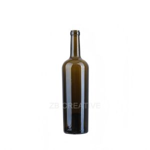 Luxury Cork Closure Empty Wine Glass Bottle 750ml Icon Wine 1200g 1741K-1