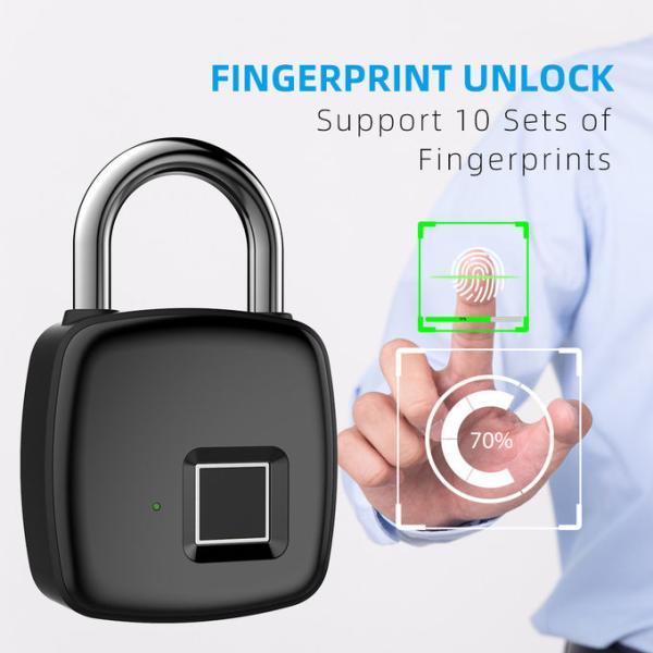 P30 TUYA APP Fingerprint Cabinet Locks Smart Digital Padlock