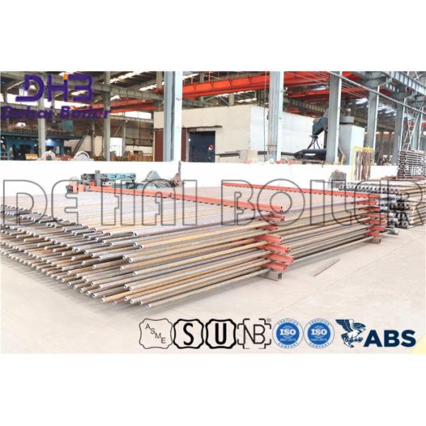 Industrial Super Heater Coil , Boiler Bank Tubes Well Arranged With Header On