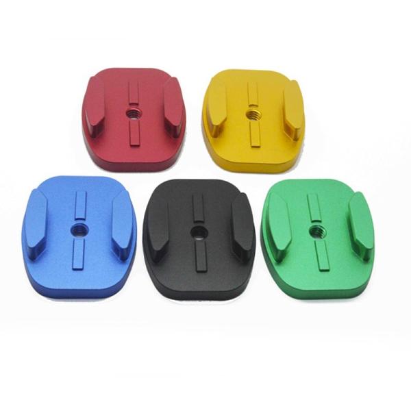 Aluminum Alloy Curved Surface Mount For GoPro Hero 2 3 3+ 4 4S Xiaomi Yi 4K SJCAM SJ4000
