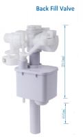 Modern White Xiamen Professional Plastic European Types Toilet Fill Valve Cistern Fitting