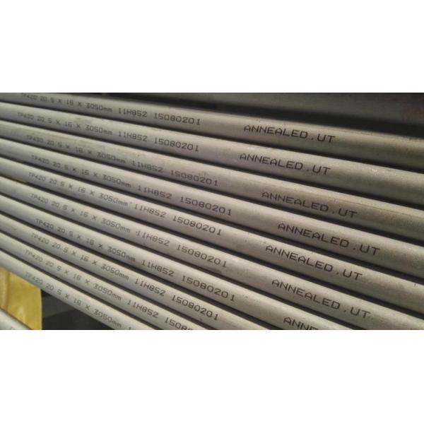 Трубка нержавеющей стали ранга ТП420 АСТМ А268 безшовные/труба ДЖИС СУС420ДЖ1 СУС420ДЖ2