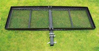 Steel 24inch Width 60inch Length Deluxe Cargo Carrier Black
