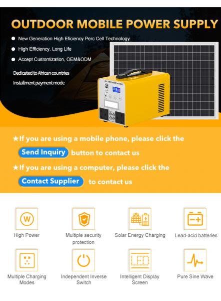 Outdoor Portable Battery Generator Energy Storage Power Supply 220V 380W