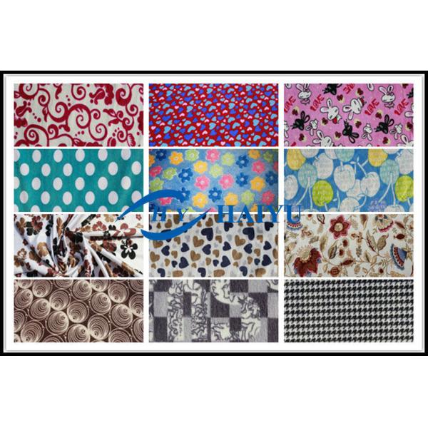 100% polyester, printed Mickey Mouse design, microsoft short-pile velour used for toys/sofa/clothing/car/home textile/cushion