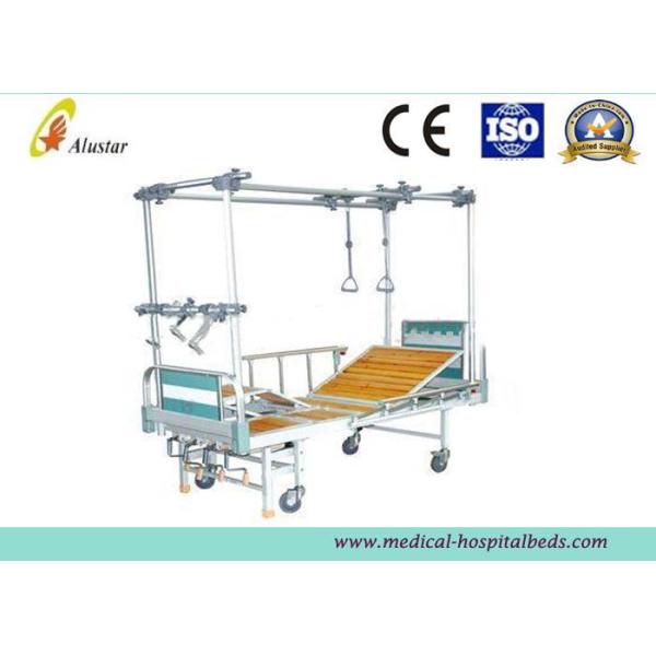 Steel Bed Frame Double Column Hight Adjustable Orthopedic Traction Bed With Turning Table (ALS-TB03)