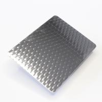 la tôle d'acier emboutie par effet ecorative de vague d'eau de 1219mm a martelé le panneau de plafond d'acier inoxydable