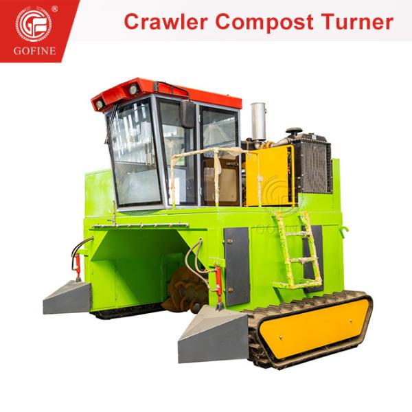 Industry Windrow Compost Turner Organic Fertilizer Composting Machine