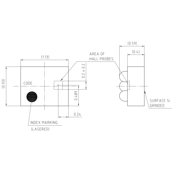 3D Hall sensor with magnetic flux density sensing Infineon TLI493DW2BWA1XTMA1 and I2C interface