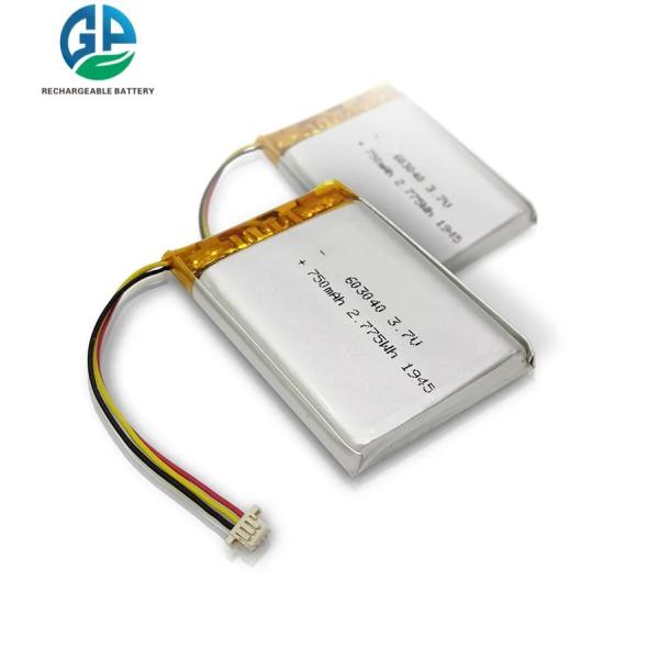 Ul Model 603040 Lithium Polymer Battery Pack 1s2p 3.7v 1500mah
