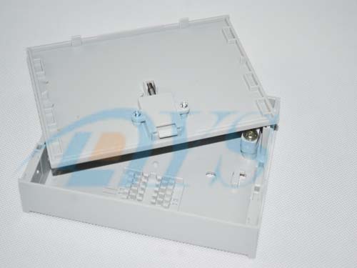 Aluminium FC 24Ports Fiber Optic Adapter Wall Mount Termination Box 19