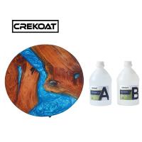 Vidro amarelo de madeira impermeável de Crystal Clear Epoxy Resin For anti como o revestimento