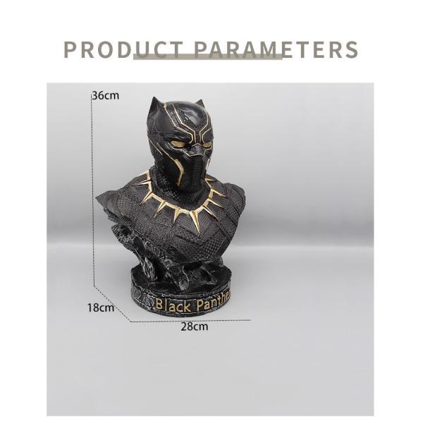 Large Marvel Resin Statue Home Desktop Decoration Ornament for 12 y Completion Degree